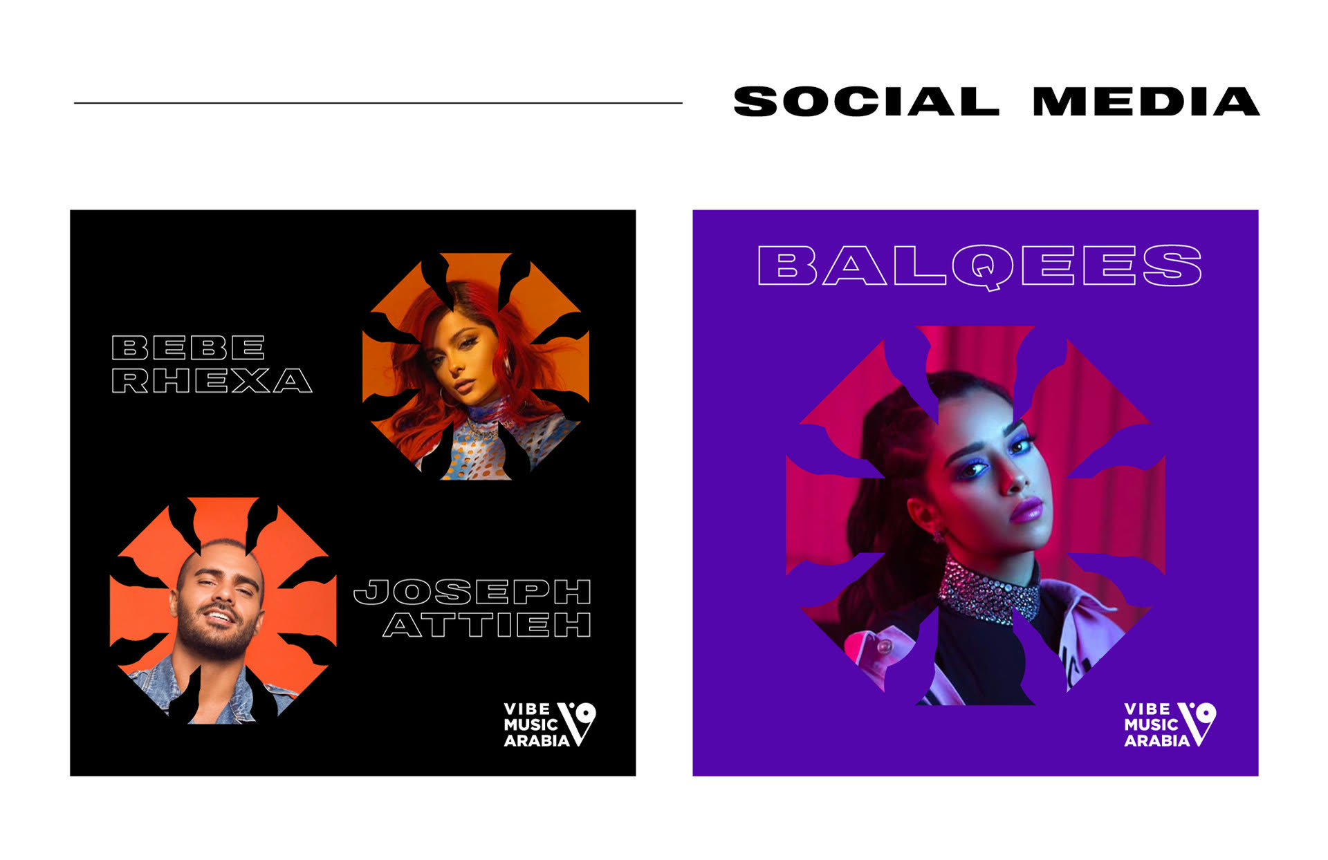 Social media artist posts