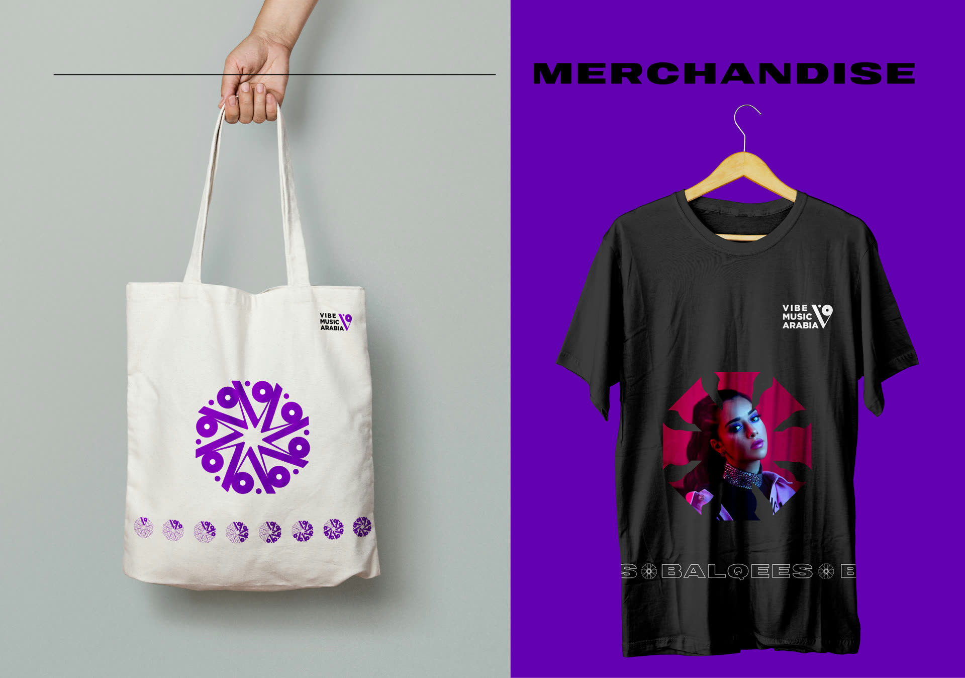 Merchandise: tote bag and tee