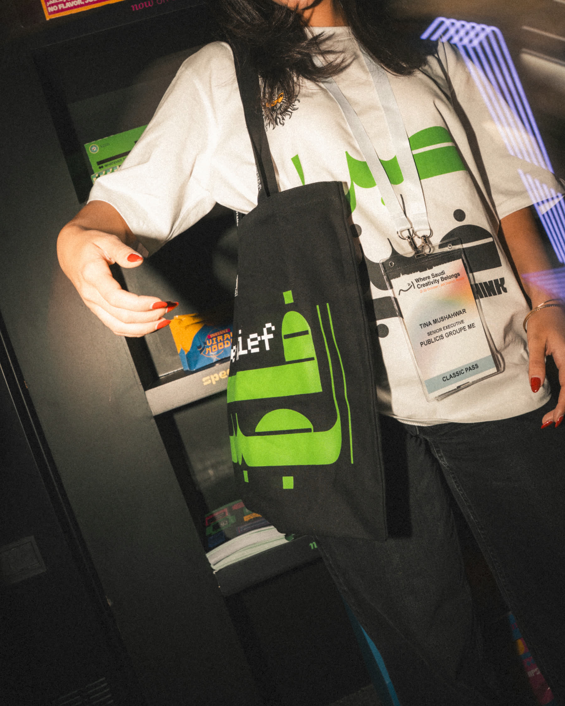 Youth Studio tote bag and bilingual tee